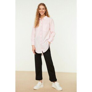 Trendyol Pink Printed Woven Shirt