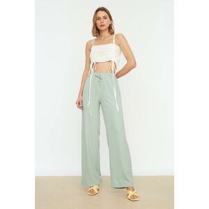 Trendyol Mint Wide Leg Trousers