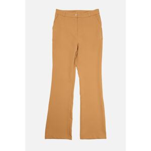 Trendyol Camel Flare Fit Trousers