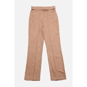 Trendyol Brown Straight Trousers