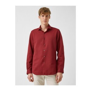 Koton Shirt - Burgundy - Regular fit