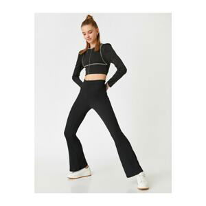 Koton High Waist Spanish Leg Leggings