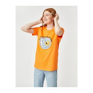 Koton T-Shirt - Orange - Regular