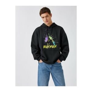 Koton Batman Hooded Sweatshirt Licensed Printed