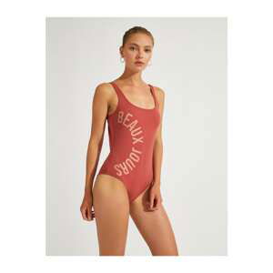 Koton Letter Printed Swimwear