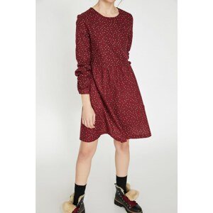 Koton Women's Claret Red Dress