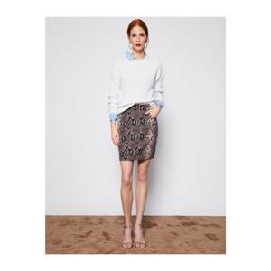 Koton Snake Patterned Skirt