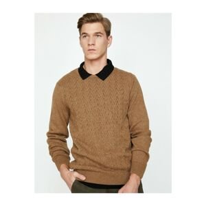 Koton Patterned Knitwear Sweater