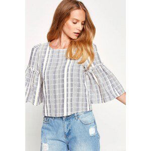 Koton Women's Blue Striped Blouse