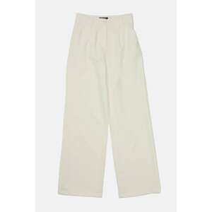 Trendyol Pants - Ecru - Wide leg