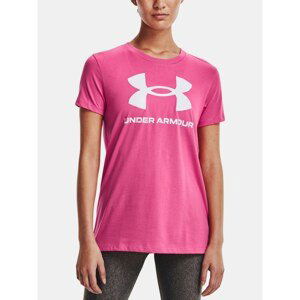 Under Armour T-Shirt UA SPORTSTYLE LOGO SS-PNK - Women