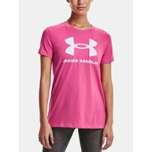 Under Armour T-Shirt UA SPORTSTYLE LOGO SS-PNK - Women