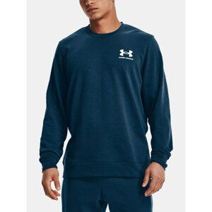 Under Armour Sweatshirt UA Rival Terry LC Crew-BLU - Mens