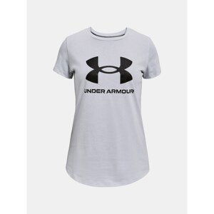 Under Armour T-Shirt Live Sportstyle Graphic SS-GRY - Girls