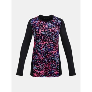 Under Armour T-Shirt ColdGear Novelty LS Crew-BLK - Girls