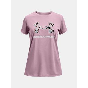 Under Armour T-Shirt Tech BL Solid Body SS-PNK - Girls