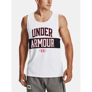 Under Armour Tank Top TECH 2.0 SIGNATURE TANK-WHT - Mens