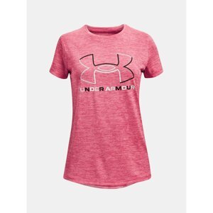 Under Armour T-shirt Tech BL Twist SS-PNK - Girls