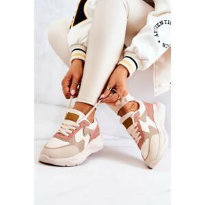 Women’s Sport Shoes Sneakers Beige-Pink Bethell