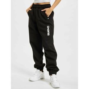 Soft Dream Leila Ladys Logo Sweat Pants Black/White