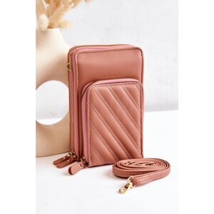 Wallet Purse 2in1 Zipper Pink Themis