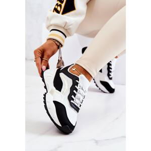 Sporty Sneakers Shoes Black-White Revenge