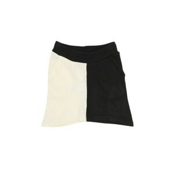 Trendyol Black Color Block Girl Knitwear Shorts & Bermuda