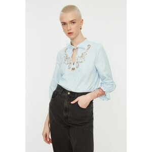 Trendyol Blouse - Blue - Regular fit