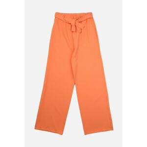Trendyol Orange Lacing Detail Trousers
