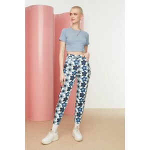 Trendyol Multi Color Printed High Waist Mom Jeans