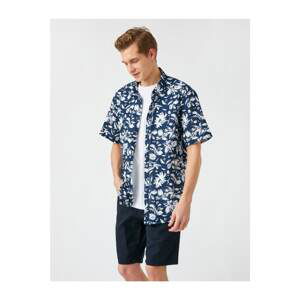 Koton Short Sleeve Floral Shirt