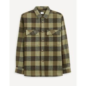 Celio Plaid Cotton Shirt - Men