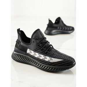 TRENDI BLACK MEN'S SNEAKERS