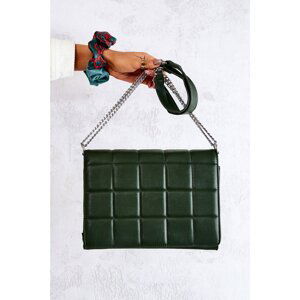 Quilted Letter Bag Green Nerissa