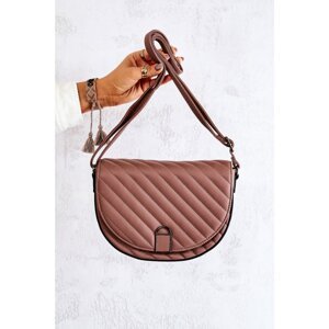 Quilted Letter Bag with Magnet Cappucino Meridith