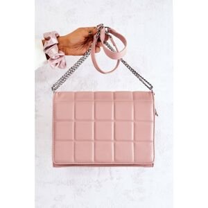 Quilted Letter Bag Pink Nerissa