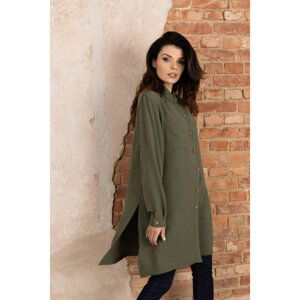 Colour Mist Woman's Blouse B381 Khaki