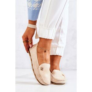 Women's Suede Loafers Beige Madelyn