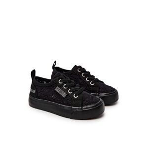 Openwork Sneakers Big Star JJ374133 Black