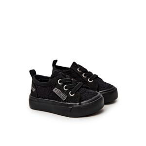 Openwork Sneakers Big Star JJ374019 Black