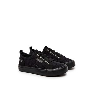 Openwork Sneakers Big Star JJ374011 Black