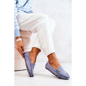 Women's Suede Loafers Blue Madelyn