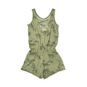 Trendyol Khaki Printed Girl Knitted Jumpsuit