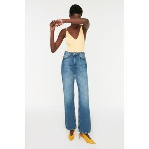 Trendyol Blue High Waist 90's Wide Leg Jeans