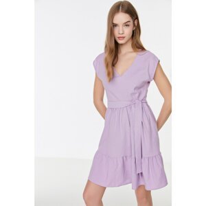 Trendyol Lilac Belted Dress