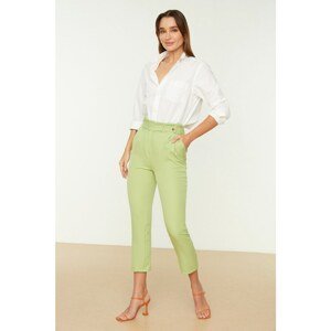 Trendyol Light Green Snap Snap Trousers