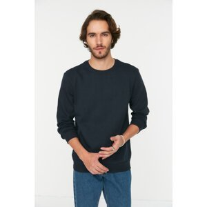 Trendyol Sweatshirt - Navy blue - Regular