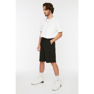 Trendyol Shorts - Black - Normal Waist