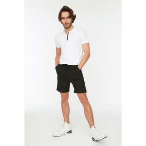 Trendyol Black-Grey Men's Slim Fit Basic 2-Pack Shorts & Bermuda