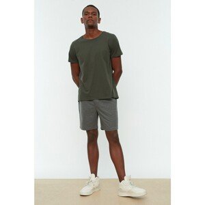 Trendyol Anthracite Men's Slim Fit Basic Shorts & Bermuda